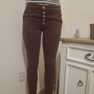 American Eagle Outfitters Super Stretch Jegging button fly size 8 regular